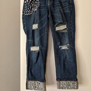 Old Navy Distressed Boyfriend Jeans